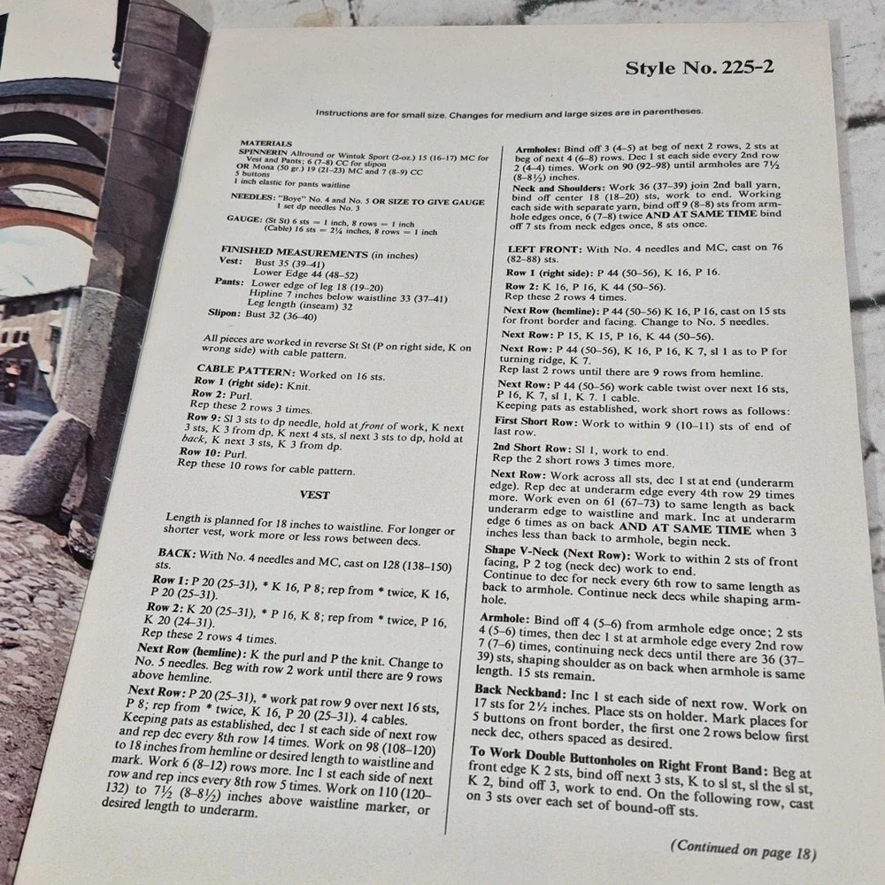 VTG Spinnerin For Surf Sun & Snow Knitting Crochet Patterns Unisex